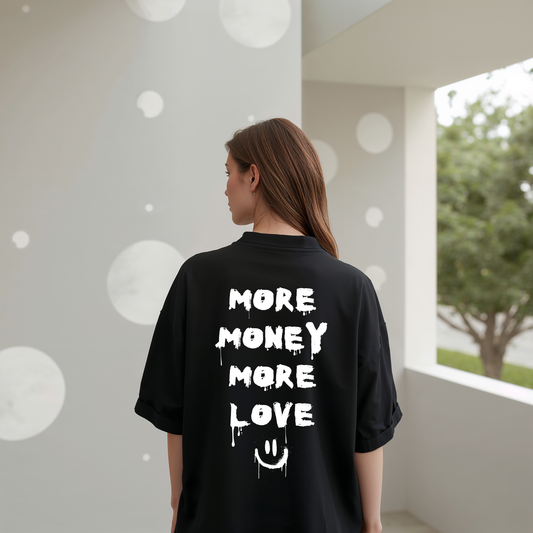 Тениска "more money more love"