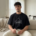 Черна OVERSIZED тениска „CLOSED“ — noDRAMA