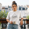 Бяла OVERSIZED тениска „CLOSED“ — noDRAMA