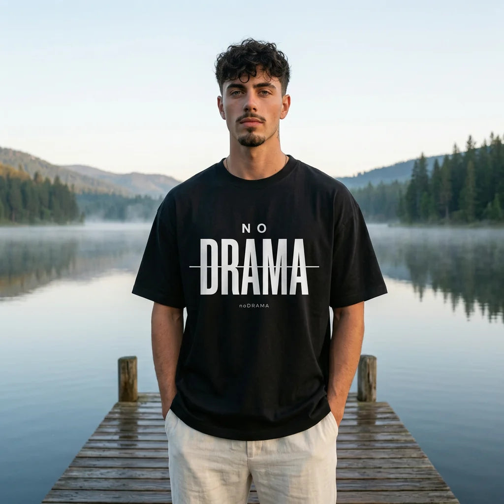 Комплект тениски за двойки „NO DRAMA“ — noDRAMA