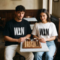 Комплект тениски за двойки „WIN IN SILENCE“ — noDRAMA