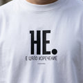 Черна OVERSIZED тениска „НЕ е цяло изречение“ — noDRAMA