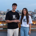 Комплект тениски за двойки „НЕ е цяло изречение“ — noDRAMA