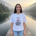 Бяла OVERSIZED тениска „FEAR IS TEMPORARY“ — noDRAMA