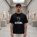 Бяла OVERSIZED тениска „БЕЗ ПУБЛИКА“ — noDRAMA