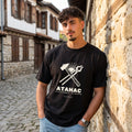 Черна OVERSIZED тениска „АТАНАС“ — noDRAMA