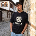 Черна OVERSIZED тениска „ГЕОРГИ“ — noDRAMA