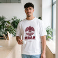 Бяла OVERSIZED тениска „ИВАН“ — noDRAMA