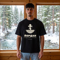 Черна OVERSIZED тениска „ЙОРДАН“ — noDRAMA