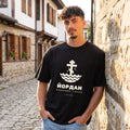 Черна OVERSIZED тениска „ЙОРДАН“ — noDRAMA