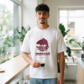 Бяла OVERSIZED тениска „НИКОЛАЙ“ — noDRAMA