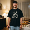 Черна OVERSIZED тениска „ПЕТЪР“ — noDRAMA