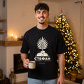 Черна OVERSIZED тениска „СТЕФАН“ — noDRAMA