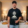 Черна OVERSIZED тениска „СТЕФАН“ — noDRAMA