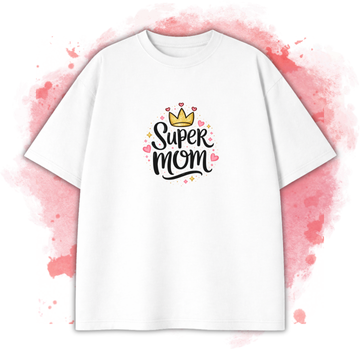 OVERSIZED Тениска Super Mom